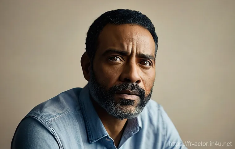 연극배우의 희곡 분석 과정 - **Prompt 2: The Physical Transformation**
    "A dynamic image of a diverse actor, mid-motion, in a ...