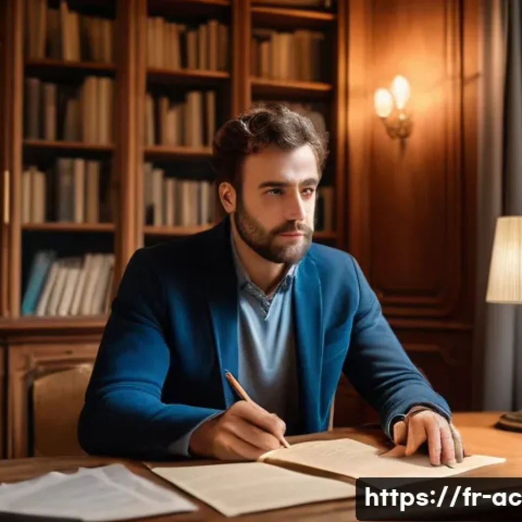 연극배우 연봉협상 팁 - A professional French theatre actor preparing for a salary negotiation in a cozy Parisian rehearsal ...